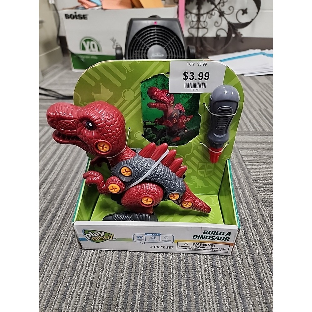 4 Dinosaur Toys DIY Take Apart STEM Construction‎ Building Toys.